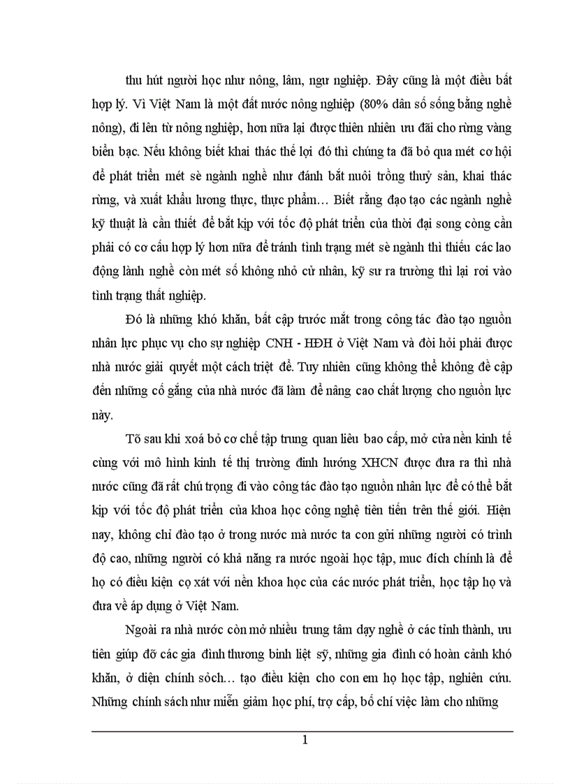 image for page Những cố gắng của nhà nước đã làm để nâng cao chất lượng cho nguồn lực này