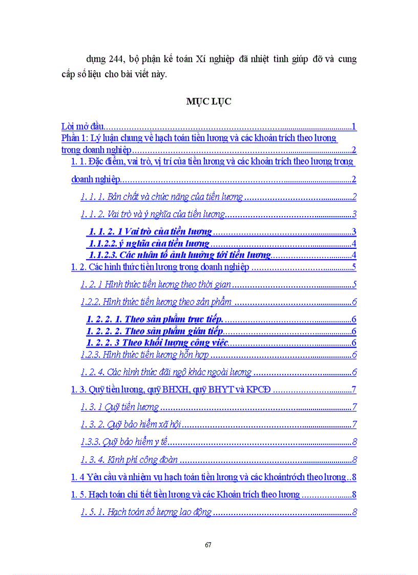 image for page Hạch toán tiền lương và các khoản trích theo lương tại Xí nghiệp xây dựng 244