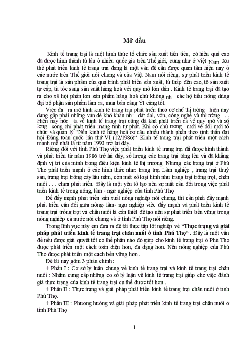 image for page Nghiên cứu đánh giá hiện trạng tình hình phát triển kinh tế trang trại của tỉnh Phú Thọ và đề xuất mô hình phát triển phù hợp