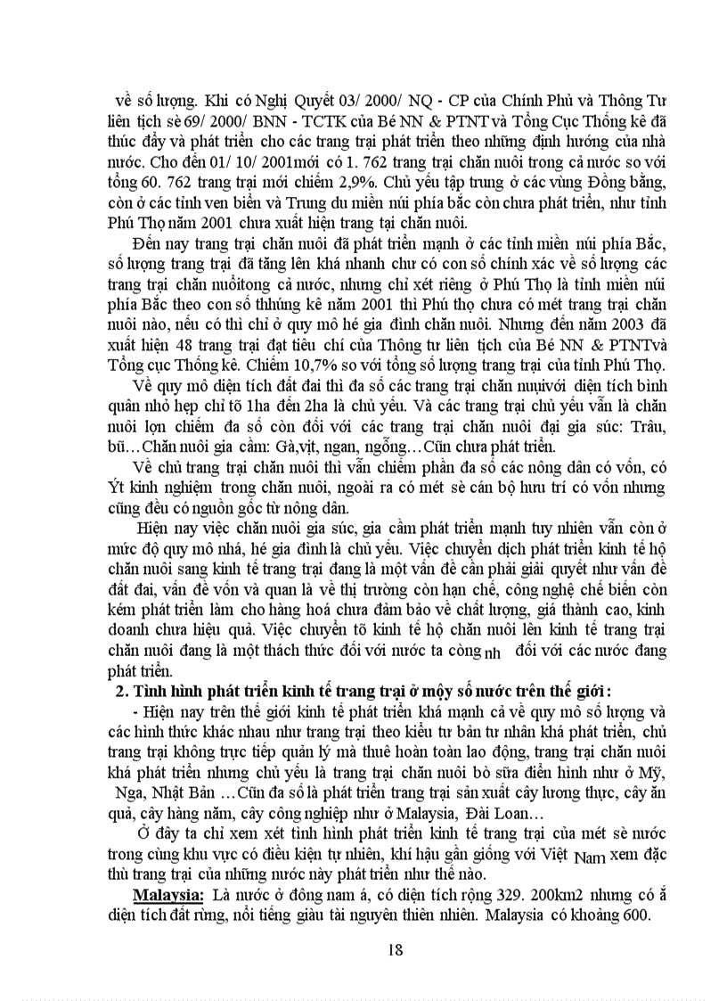 image for page Nghiên cứu đánh giá hiện trạng tình hình phát triển kinh tế trang trại của tỉnh Phú Thọ và đề xuất mô hình phát triển phù hợp