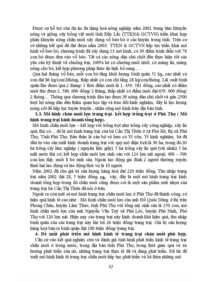 image for page Nghiên cứu đánh giá hiện trạng tình hình phát triển kinh tế trang trại của tỉnh Phú Thọ và đề xuất mô hình phát triển phù hợp