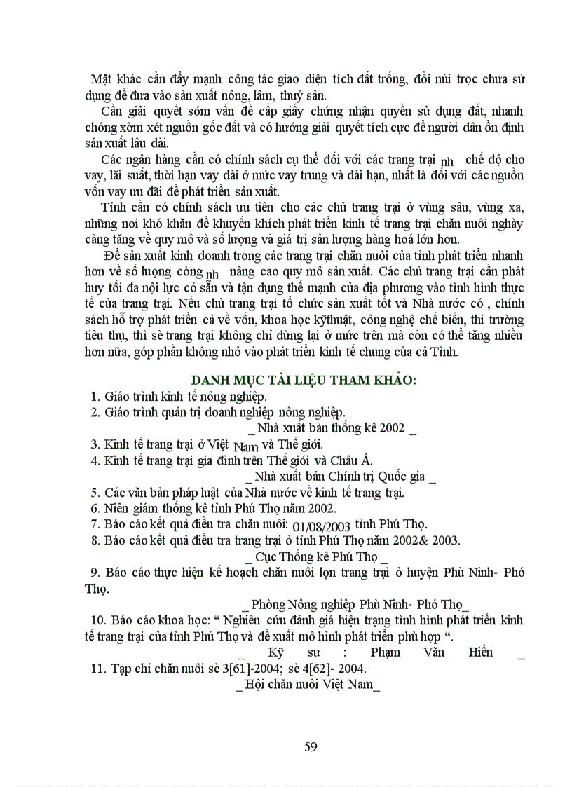 image for page Nghiên cứu đánh giá hiện trạng tình hình phát triển kinh tế trang trại của tỉnh Phú Thọ và đề xuất mô hình phát triển phù hợp