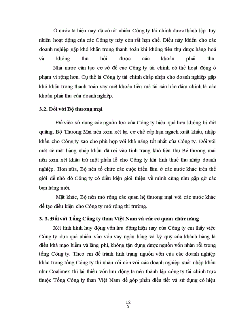 image for page Một số giải pháp nhằm cải thiện tình hình, khả năng thanh toán và nâng cao hiệu quả quản lý tài sản lưu động tại Công ty xuất nhập khẩu và hợp tác quốc tế - Coalimex