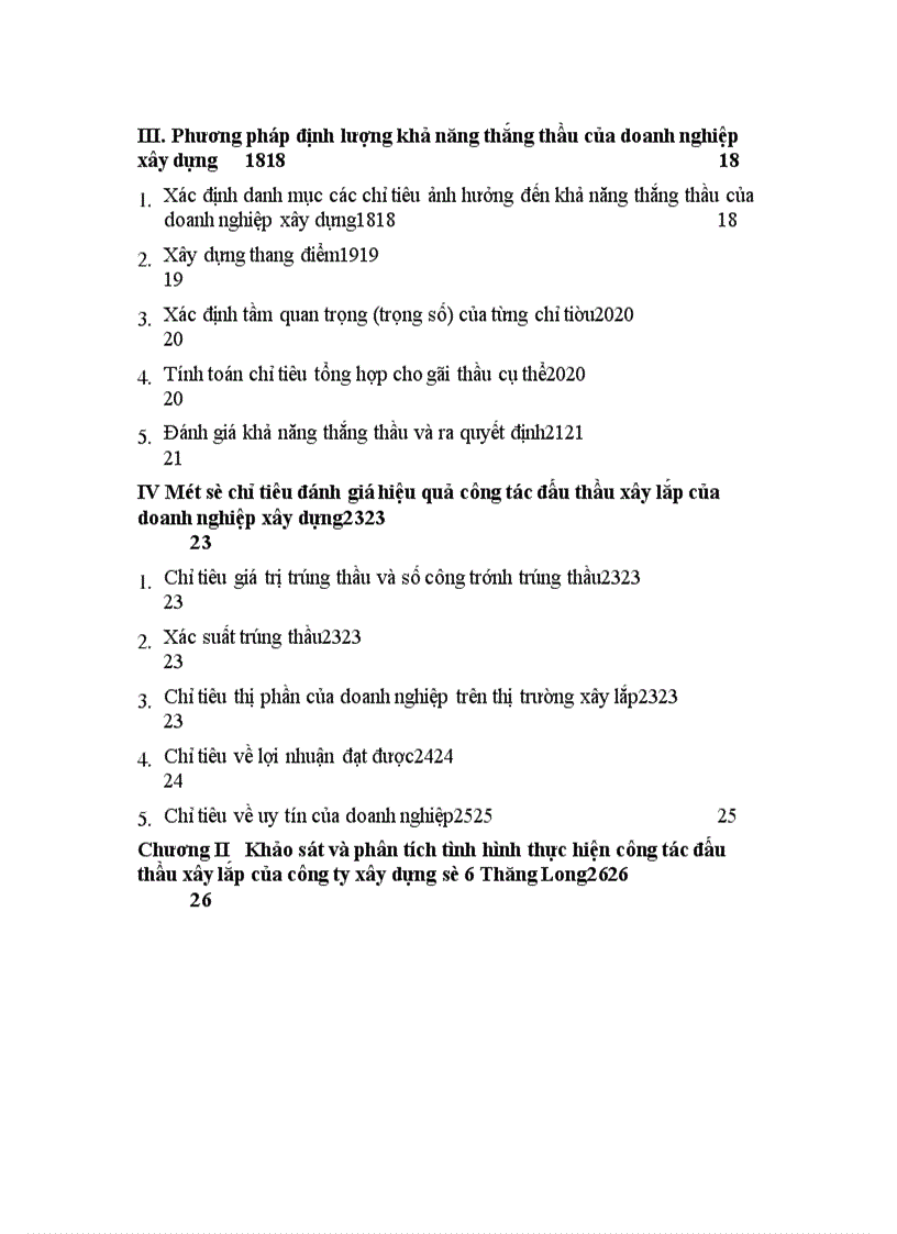 image for page Một số biện pháp tăng cường công tác Đấu thầu xây lắp ở Công ty xây dựng số 6 Thăng Long