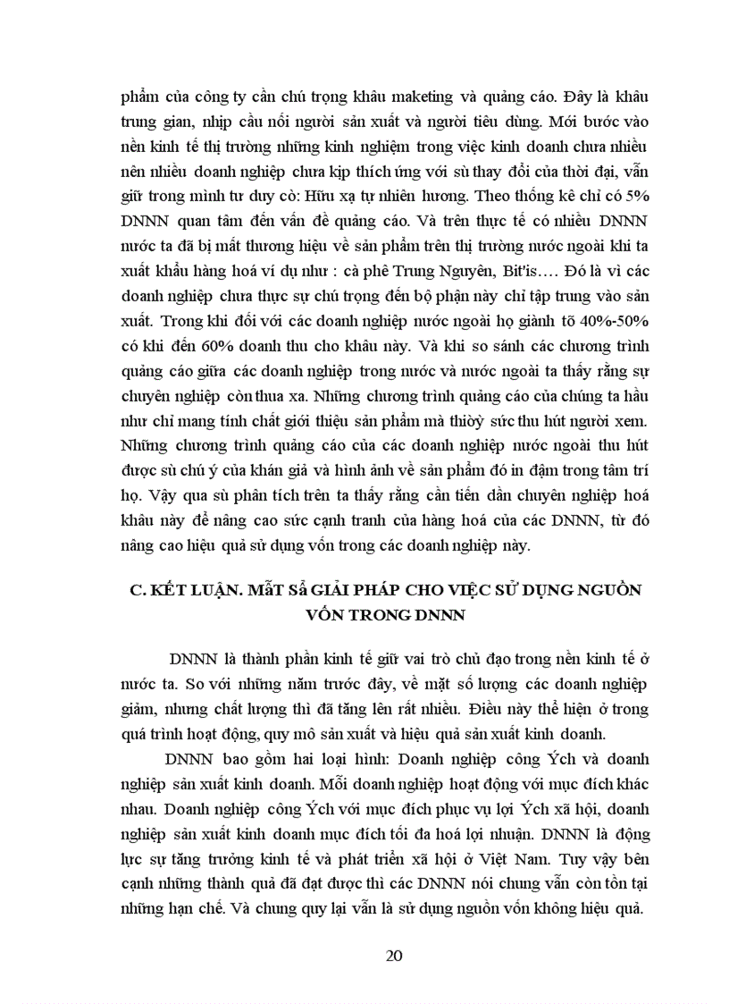 image for page Lý luận tuần hoàn và chu chuyển tư bản với việc sử dụng có hiệu quả các nguồn vốn trong doanh nghiệp của nhà nước