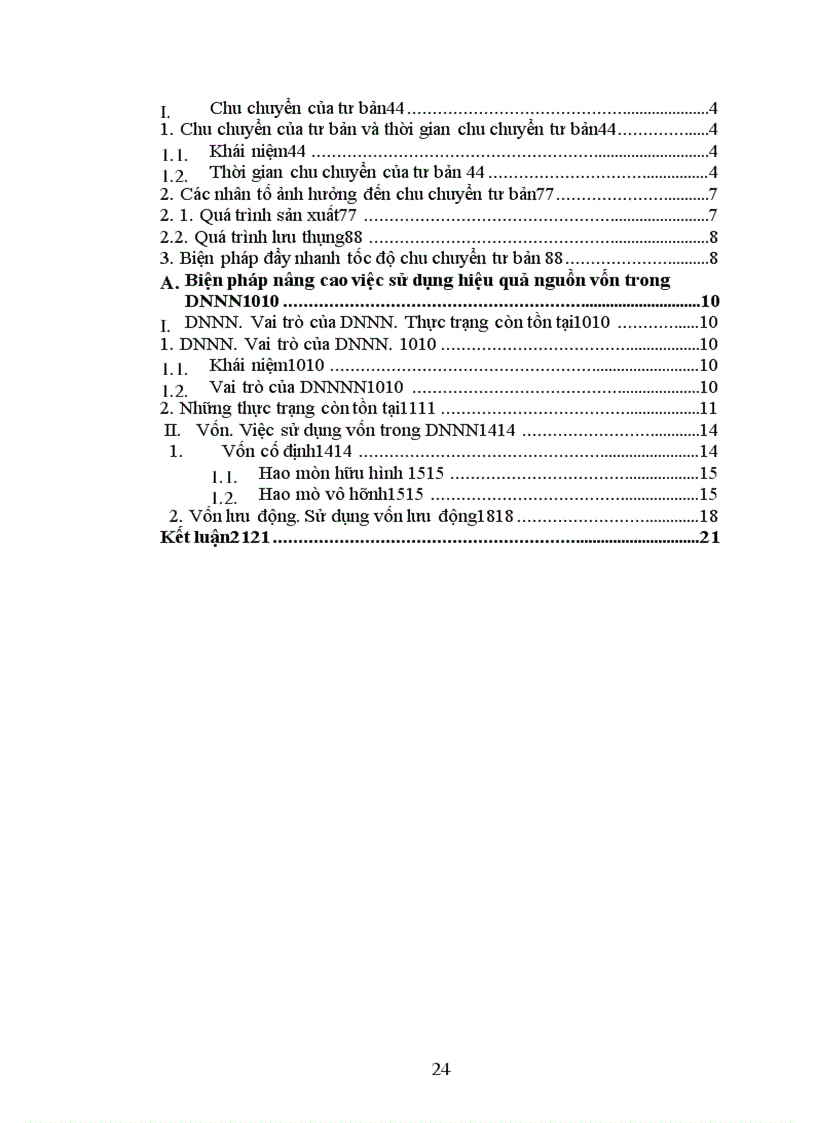 image for page Lý luận tuần hoàn và chu chuyển tư bản với việc sử dụng có hiệu quả các nguồn vốn trong doanh nghiệp của nhà nước