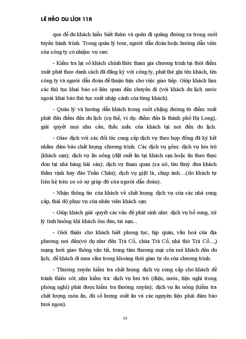 image for page Thực trạng tổ chức thực hiện các chương trình du lịch của công ty du lịch các kì nghỉ Hà Nội