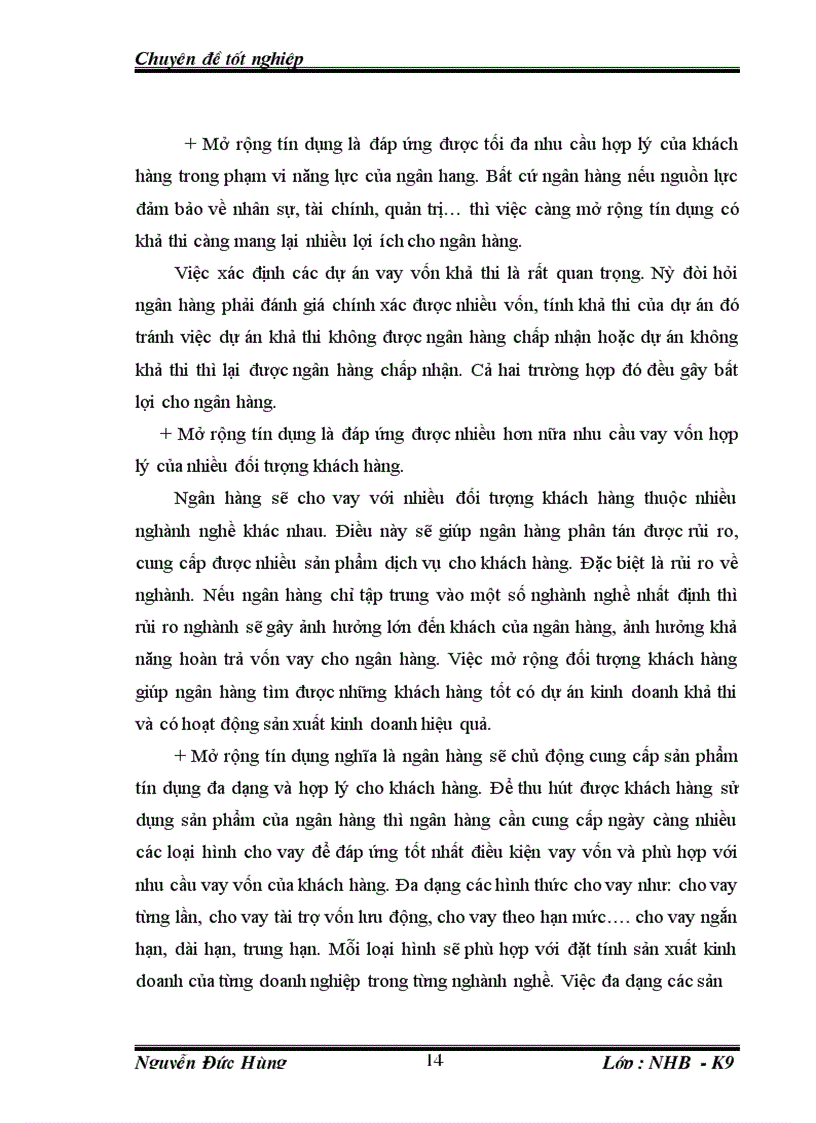 image for page Giải pháp tín dụng ngân hàng nhằm phát triển DNV&N tại chi nhánh NHCT chi nhánh Đống Đa