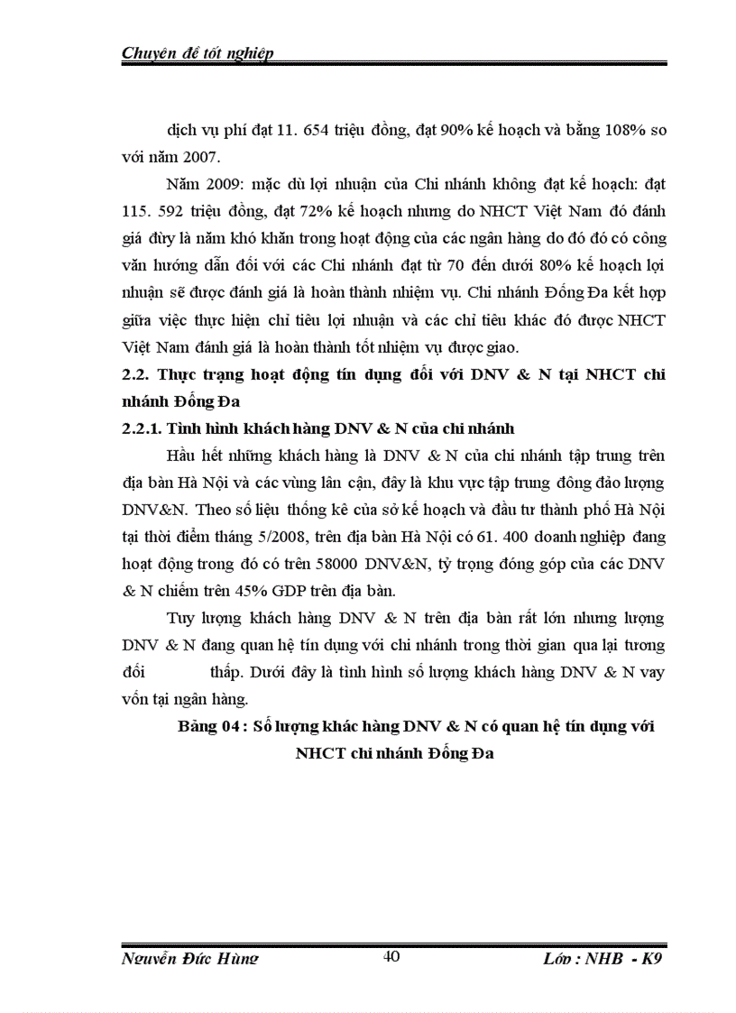 image for page Giải pháp tín dụng ngân hàng nhằm phát triển DNV&N tại chi nhánh NHCT chi nhánh Đống Đa