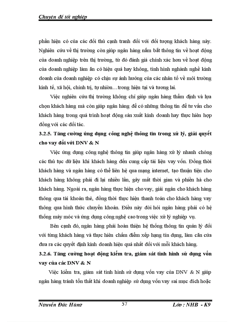 image for page Giải pháp tín dụng ngân hàng nhằm phát triển DNV&N tại chi nhánh NHCT chi nhánh Đống Đa