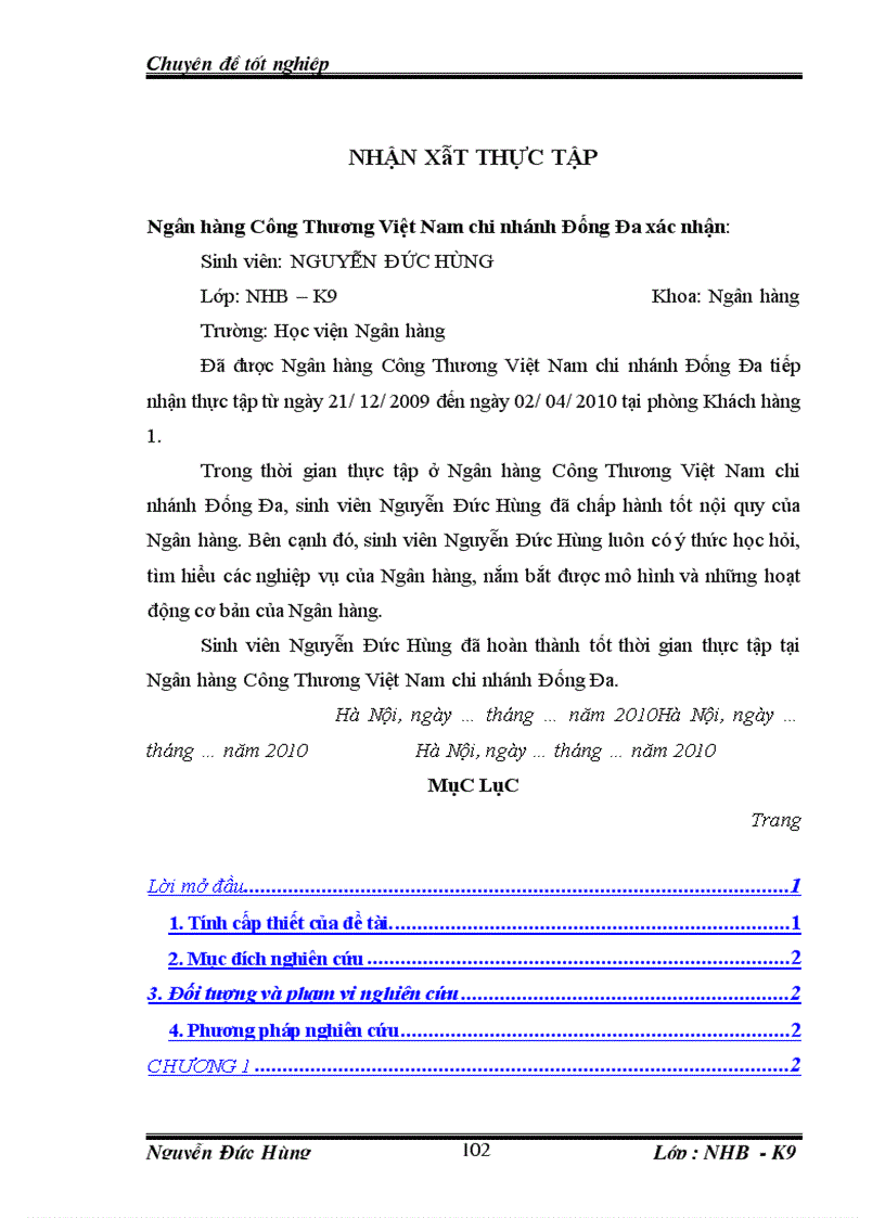 image for page Giải pháp tín dụng ngân hàng nhằm phát triển DNV&N tại chi nhánh NHCT chi nhánh Đống Đa