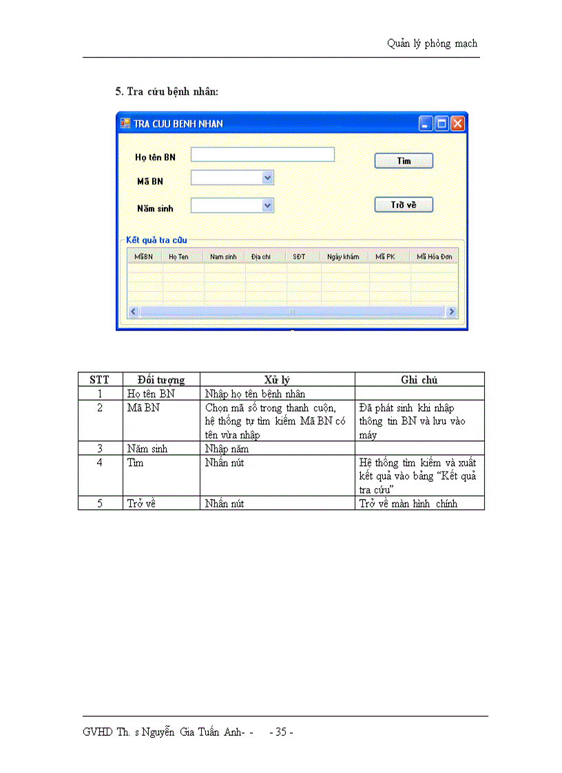 image for page Phân tích và thiết kế hệ thống quản lý phòng mạch tư