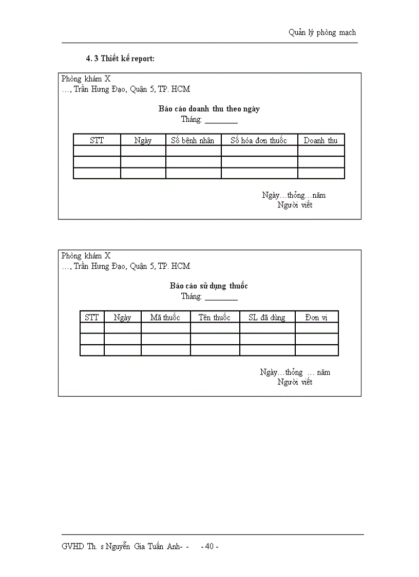 image for page Phân tích và thiết kế hệ thống quản lý phòng mạch tư