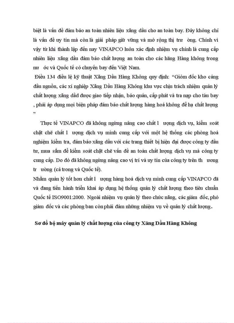 image for page Một số nhân tố tạo điều kiện thuận lợi áp dụng thành công hệ thống quản lý chất lượng theo tiêu chuẩnQuốc tế ISO9001-2000 ở công ty Xăng Dầu Hàng Không