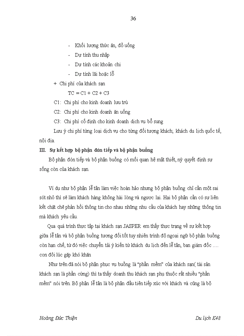 image for page Hoàn thiện hoạt động đón tiếp và phục vụ buồng tại khách sạn Jasper
