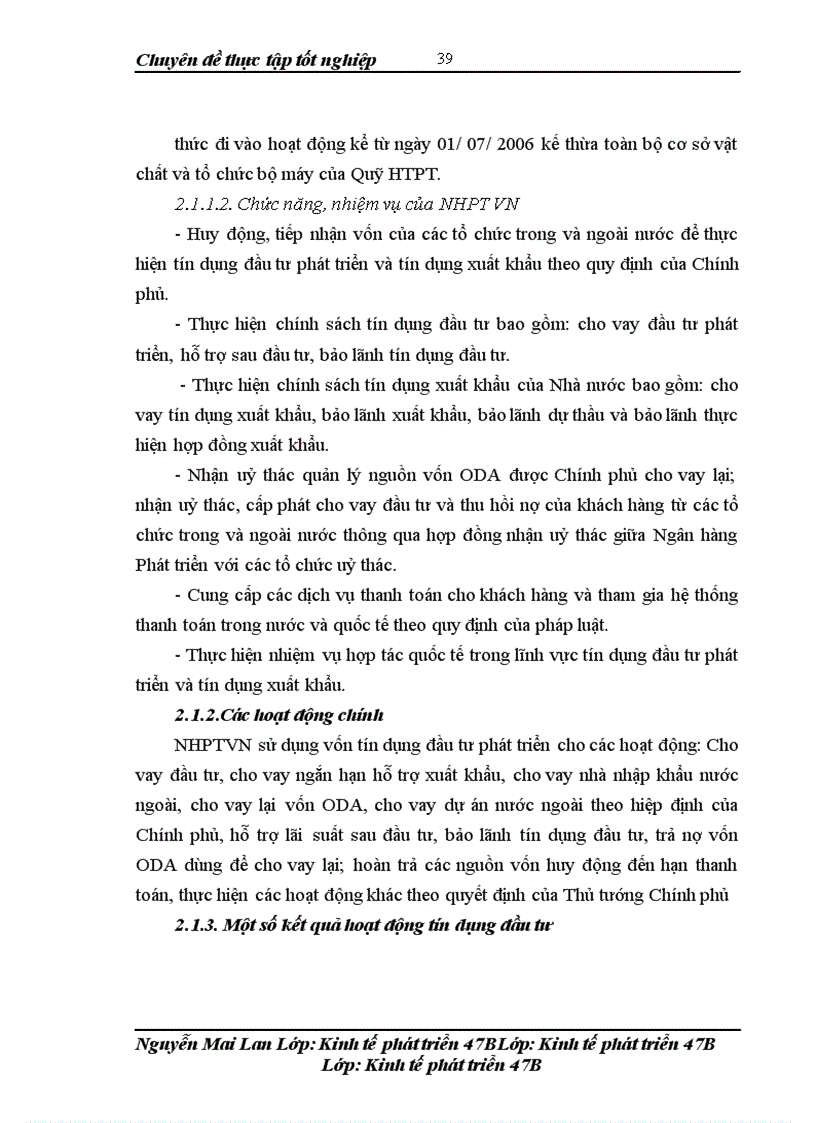 image for page Hoàn thiện công tác thẩm định các dự án đầu tư sử dụng vốn tín dụng đầu tư của Nhà nước tại Ngân hàng phát triển Việt Nam