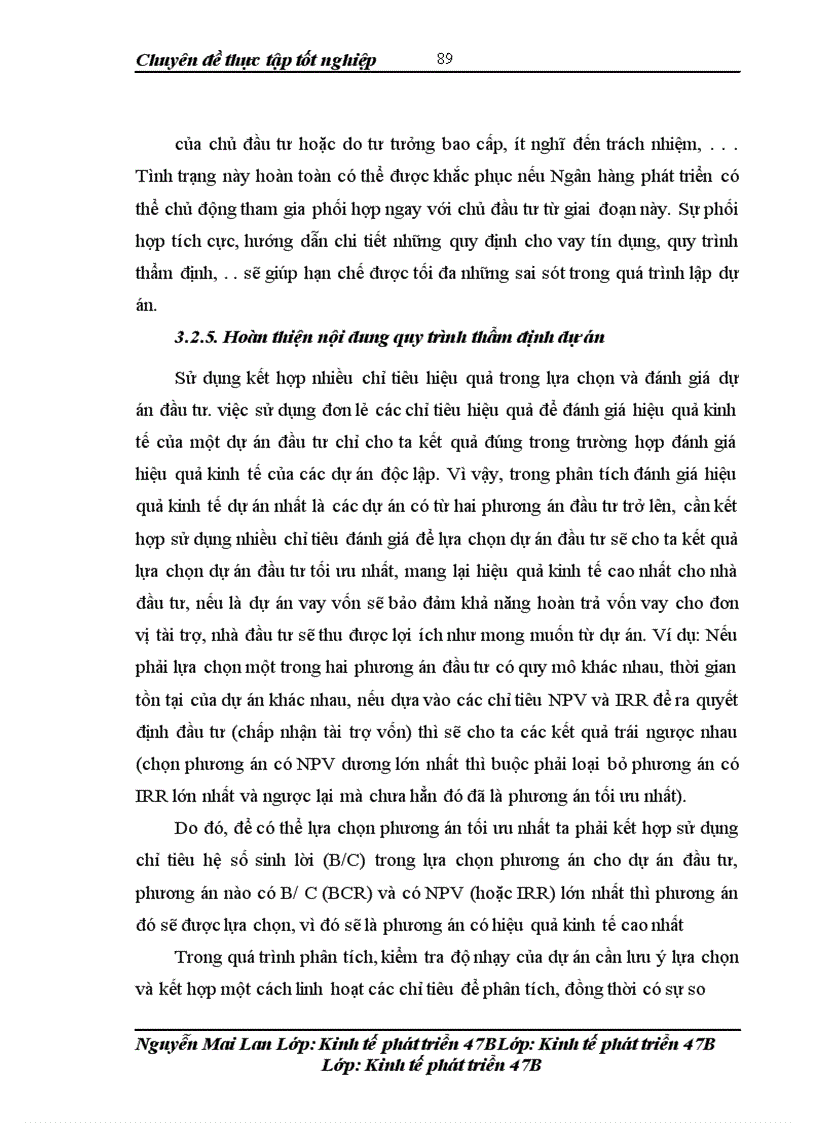 image for page Hoàn thiện công tác thẩm định các dự án đầu tư sử dụng vốn tín dụng đầu tư của Nhà nước tại Ngân hàng phát triển Việt Nam