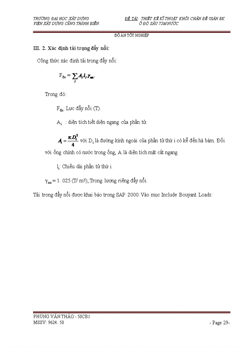 image for page Thiết kế kĩ thuật khối chân đế giàn bk viện xây dựng công trình biển ở độ sâu 75m nước