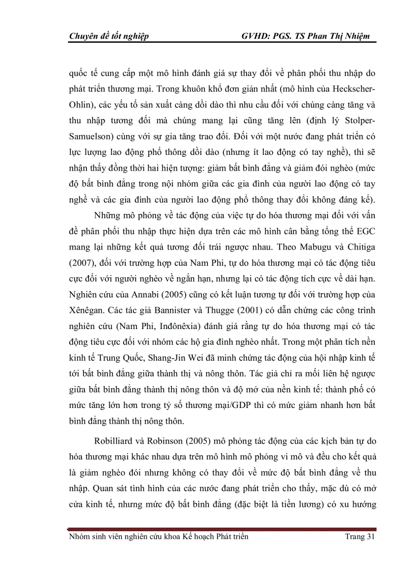 image for page Mô hình hóa các nhân tố tác động tới bất bình đẳng thành thị nông thôn tại Việt Nam: Lý thuyết và Kết quả