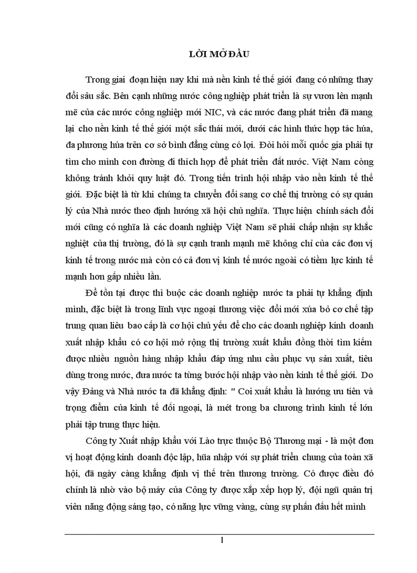 image for page Một số giải pháp chủ yếu nhằm đẩy mạnh hoạt động xuất khẩu ở Công ty Xuất nhập khẩu với Lào