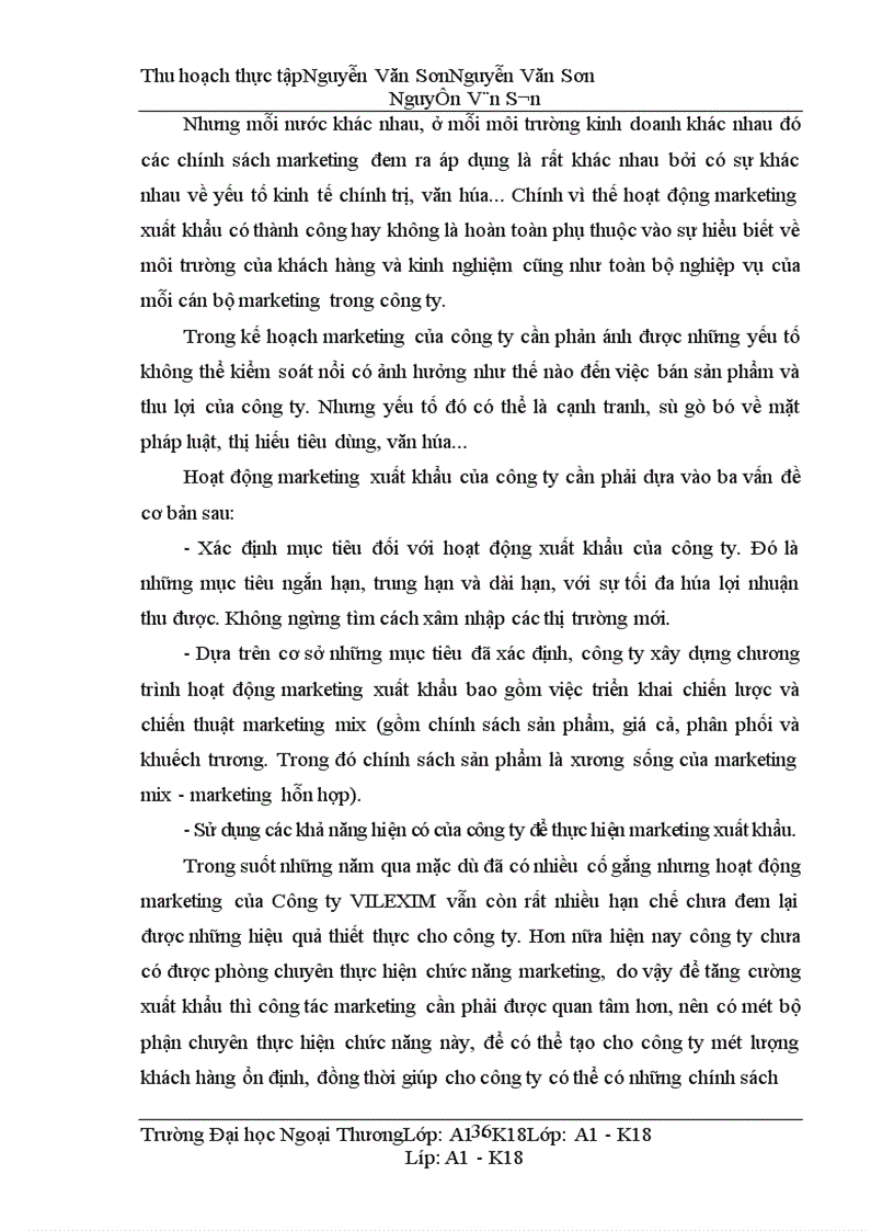 image for page Một số giải pháp chủ yếu nhằm đẩy mạnh hoạt động xuất khẩu ở Công ty Xuất nhập khẩu với Lào