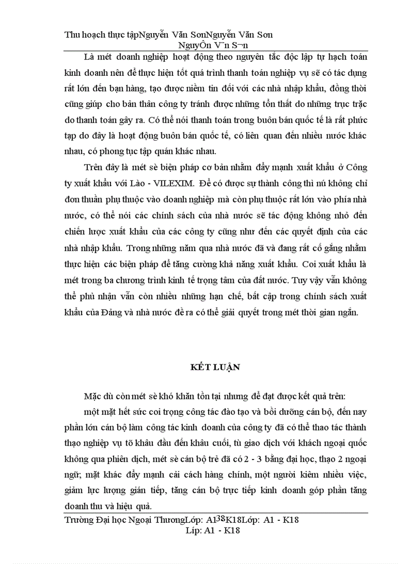 image for page Một số giải pháp chủ yếu nhằm đẩy mạnh hoạt động xuất khẩu ở Công ty Xuất nhập khẩu với Lào
