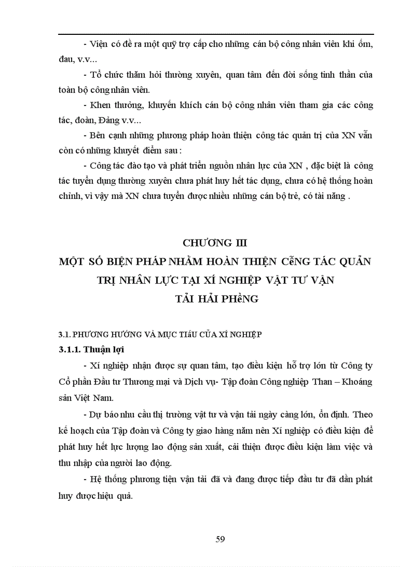 image for page Một số biện pháp hoàn thiện công tác quản trị nhân lực tại Xí nghiệp Vật tư và vận tải Hải Phòng