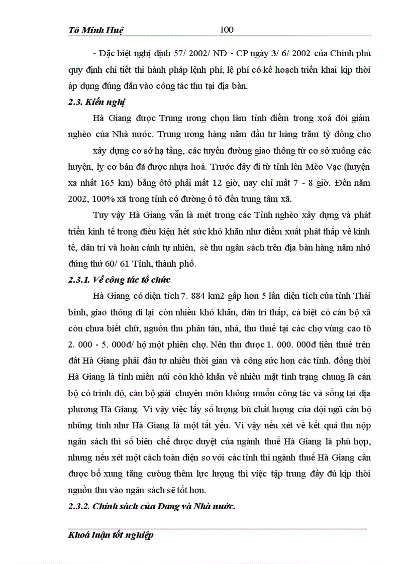 image for page Đổi mới công tác quản lý thu thuế trên địa bàn tỉnh Hà Giang