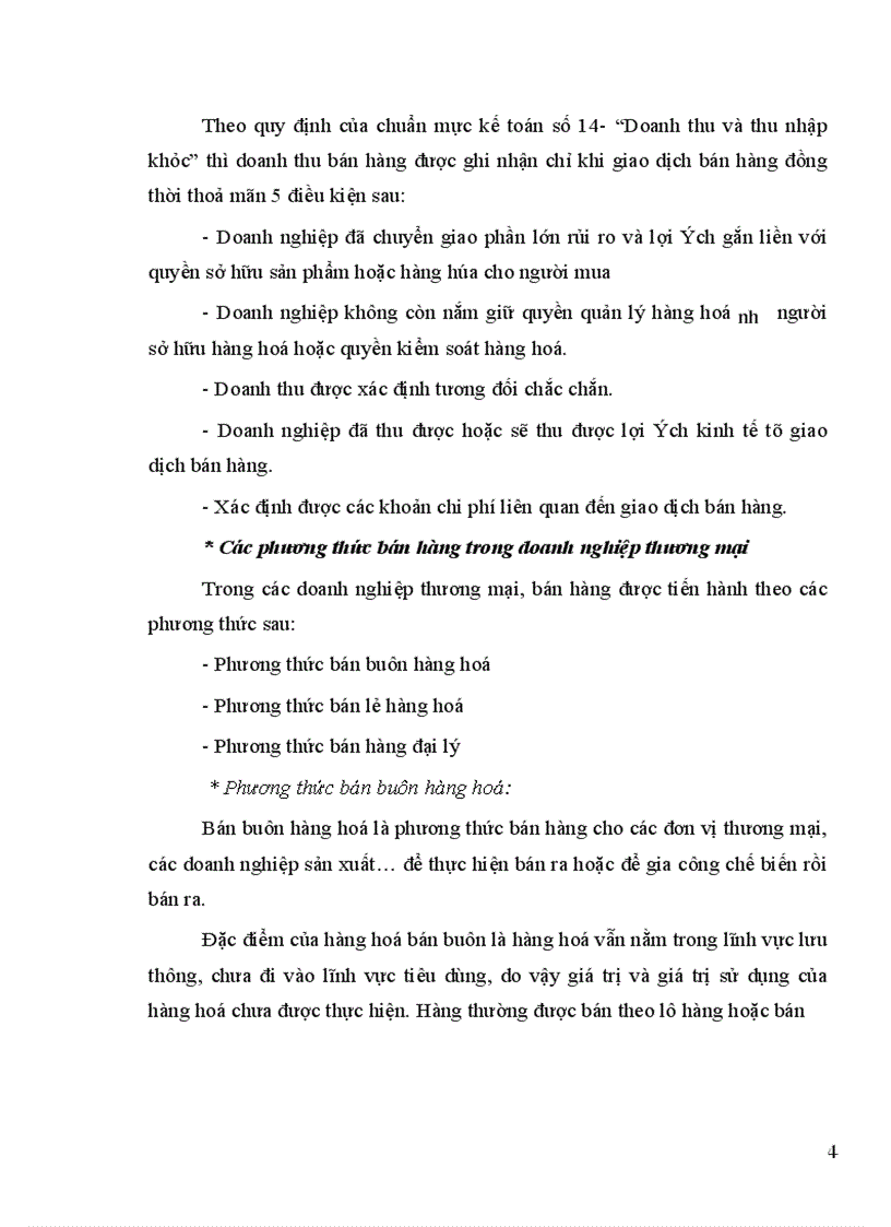image for page Hoàn thiện kế toán nghiệp vụ bán hàng ở công ty Dược TW Huế