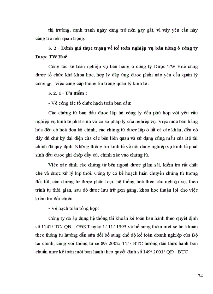image for page Hoàn thiện kế toán nghiệp vụ bán hàng ở công ty Dược TW Huế