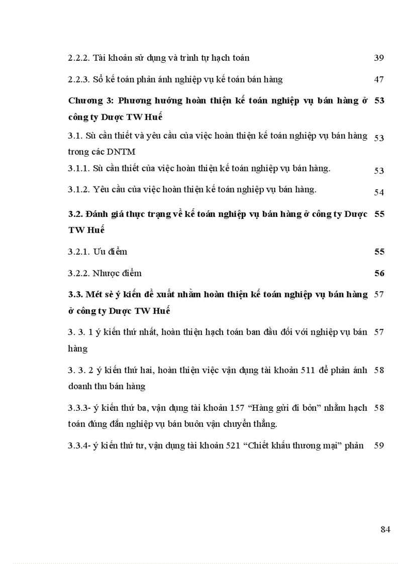 image for page Hoàn thiện kế toán nghiệp vụ bán hàng ở công ty Dược TW Huế
