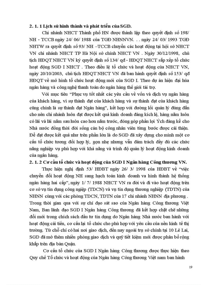 image for page Giải pháp nhằm nâng cao hiệu quả hoạt động huy động vốn tại SGD I Ngân hàng Công thương VN