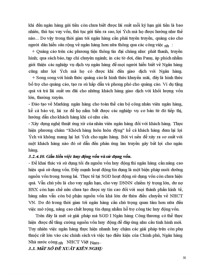 image for page Giải pháp nhằm nâng cao hiệu quả hoạt động huy động vốn tại SGD I Ngân hàng Công thương VN
