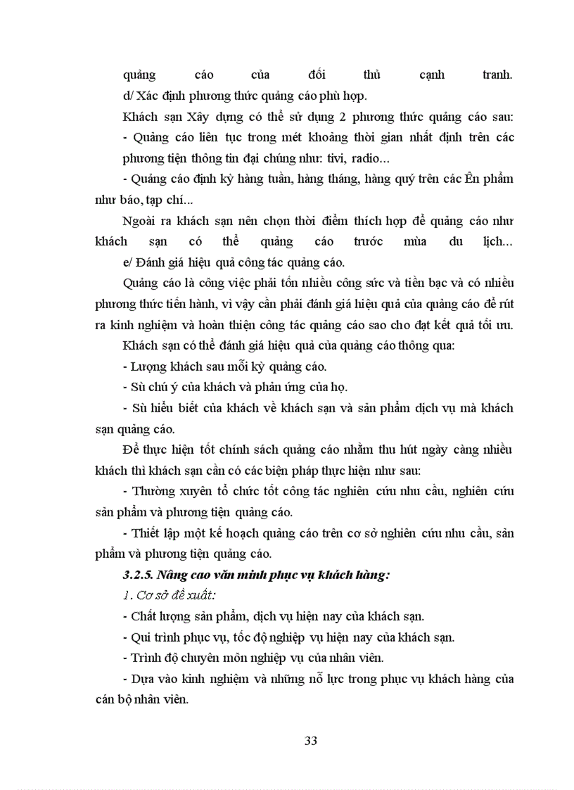 image for page Các biện pháp thu hút khách hàng ở khách sạn Xây dựng