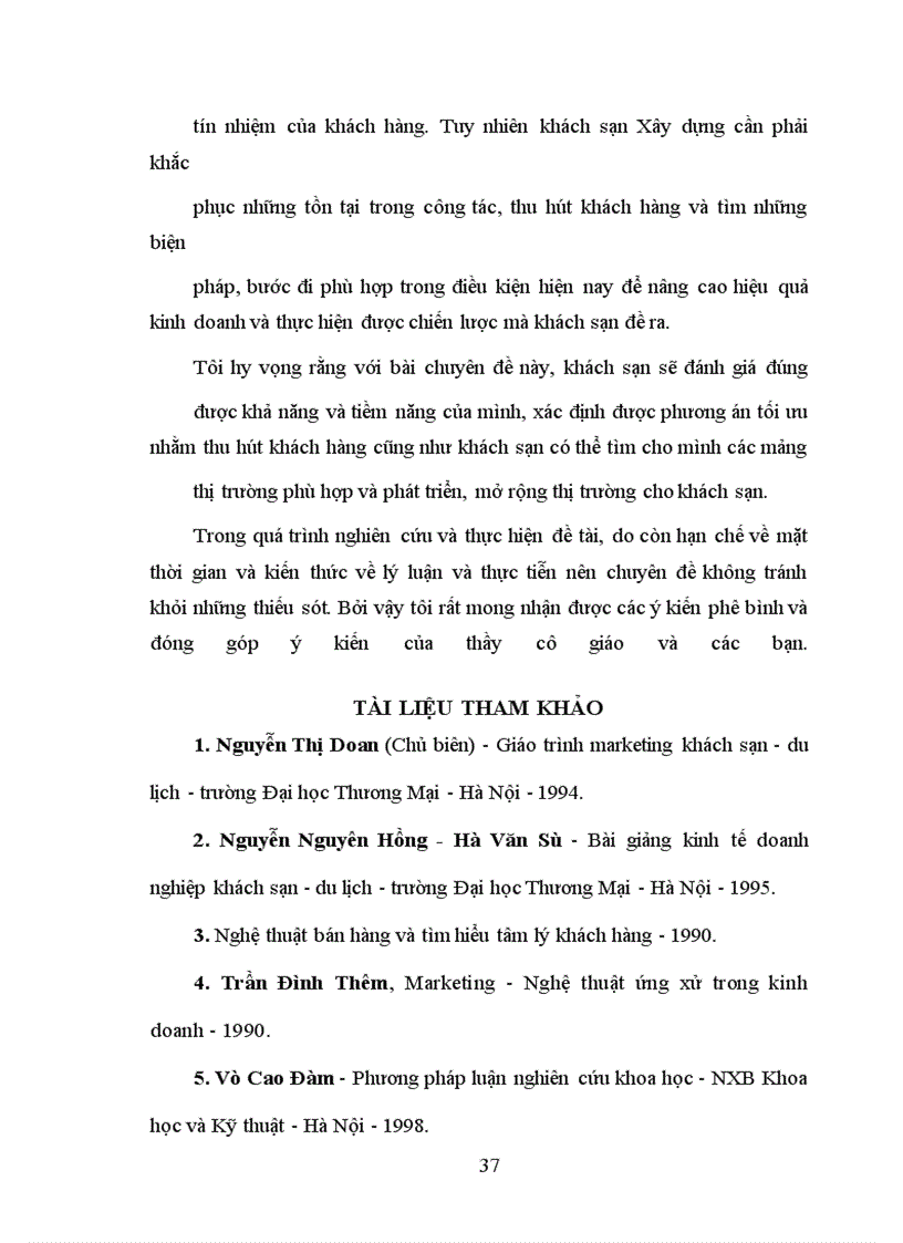 image for page Các biện pháp thu hút khách hàng ở khách sạn Xây dựng