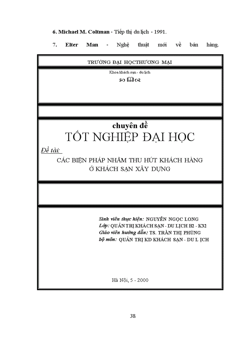 image for page Các biện pháp thu hút khách hàng ở khách sạn Xây dựng
