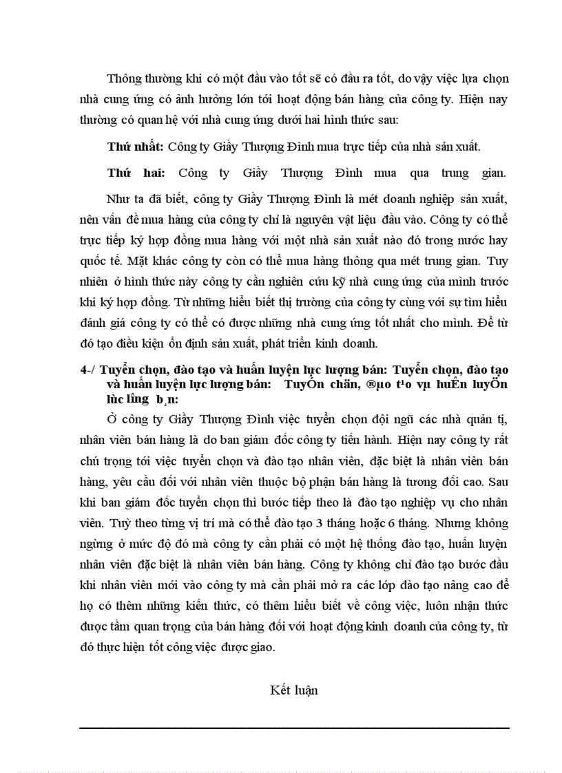 image for page Các biện pháp nâng cao chất lượng công tác quản trị bán hàng tại công ty Giầy Thượng Đình