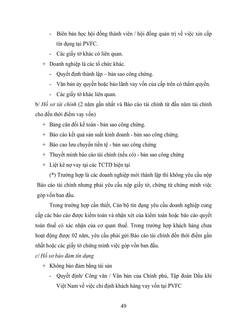 image for page Một số giải pháp hoàn thiện công tác phân tích Báo cáo tài chính của doanh nghiệp để phục vụ hoạt động phê duyệt cho vay tại Tổng Công ty Tài chính Cổ phần Dầu khí Việt Nam