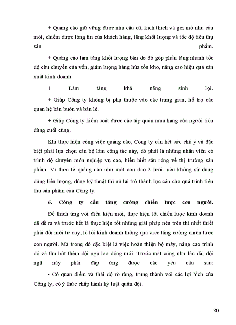 image for page Một số giải pháp chủ yếu góp phần nâng cao hiệu quả của việc xây dựng và thực hiện chiến lược kinh doanh của Công ty 20