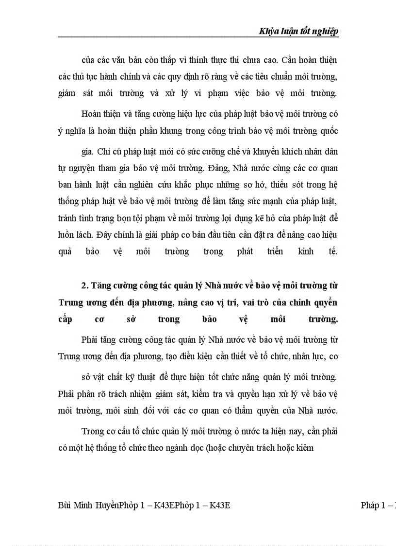 image for page Môi trường trong việc phát triển bền vững ở Việt Nam – Thực trạng và giải pháp