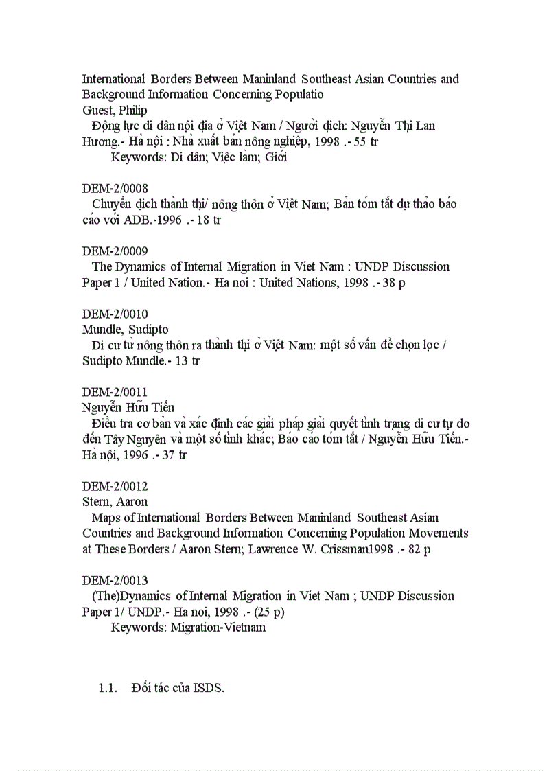 image for page Vai trò của quá trình di dân đối với phát triển kinh tế - xã hội.