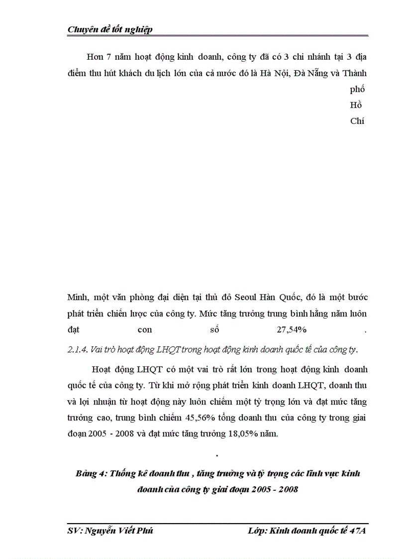 image for page Hoạt động kinh doanh lữ hành quốc tế tại công ty tnhh phát triển thế kỷ thương mại và du lịch; thực trạng và giải pháp