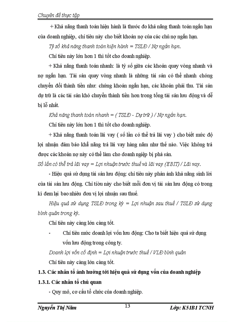 image for page Nâng cao hiệu quả sử dụng vốn của Công ty TNHH du lịch Đại Phát