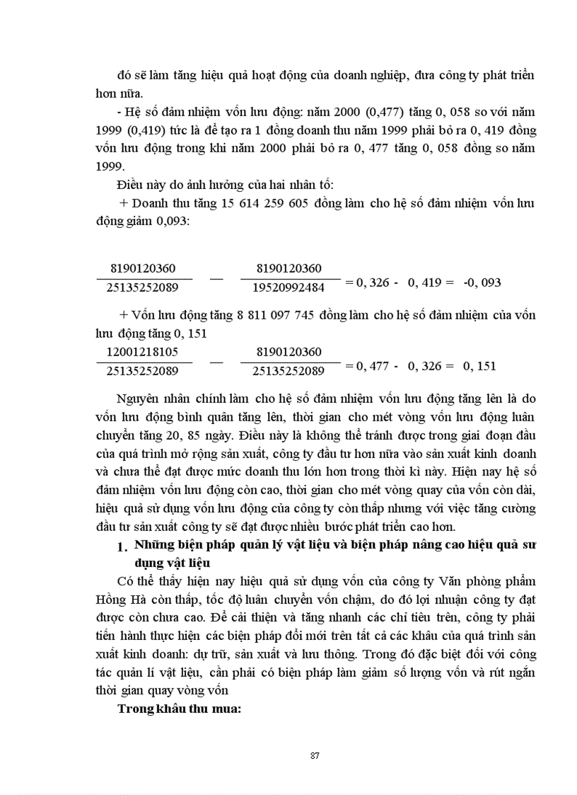 image for page Kế toán vật liệu với việc nâng cao hiệu quả sử dụng vốn lưu động tại Công ty văn phòng phẩm Hồng Hà