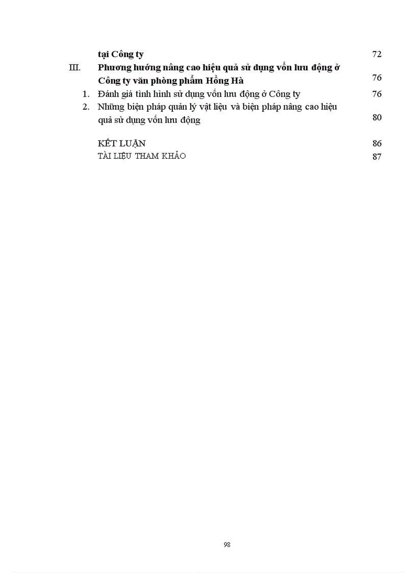 image for page Kế toán vật liệu với việc nâng cao hiệu quả sử dụng vốn lưu động tại Công ty văn phòng phẩm Hồng Hà