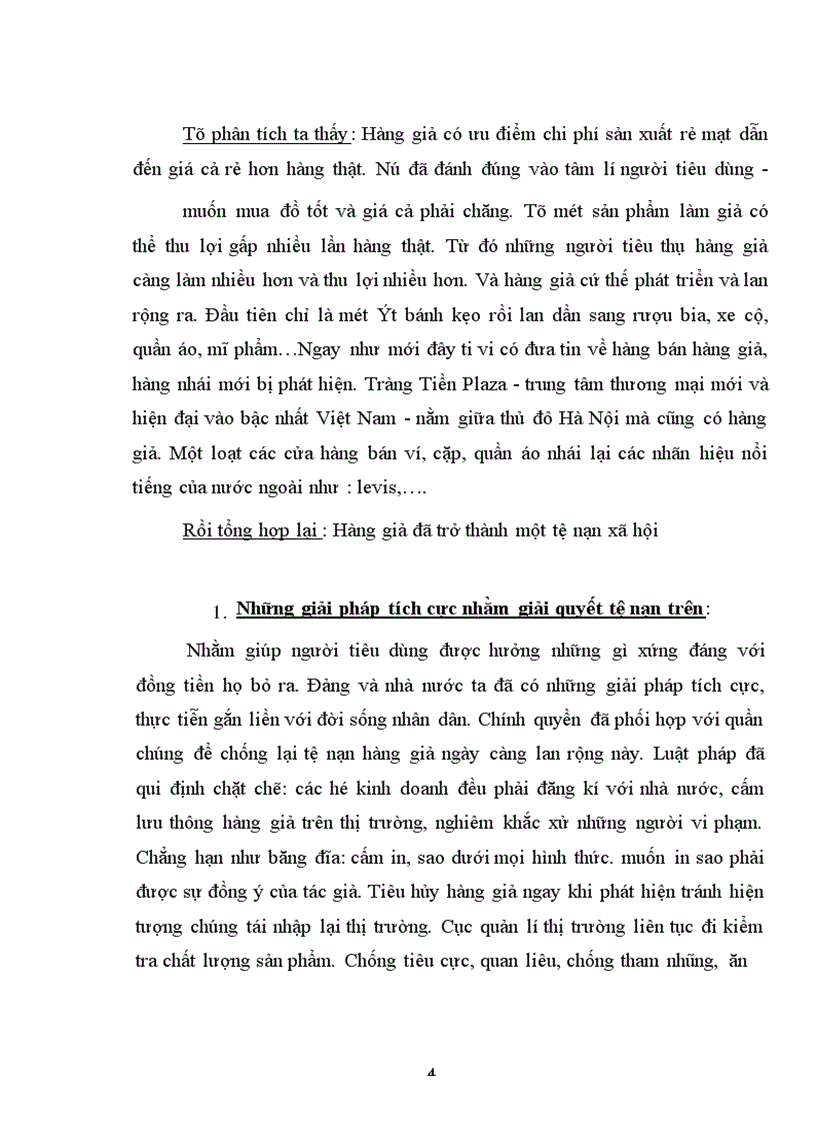 image for page Phân tích theo triết học về vấn đề hàng giả trên thị trường