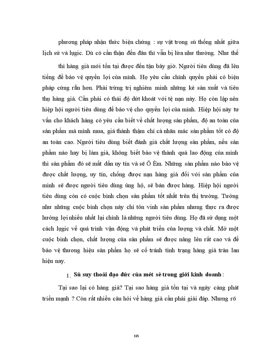 image for page Phân tích theo triết học về vấn đề hàng giả trên thị trường