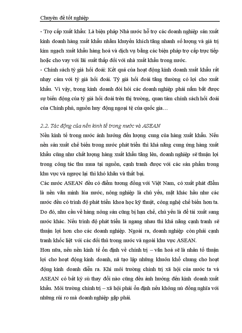 image for page Hoàn thiện quyết định Marketing sản phẩm nông sản xuất khẩu của công ty xuất nhập khẩu INTIMEX sang thị trường các nước ASEAN