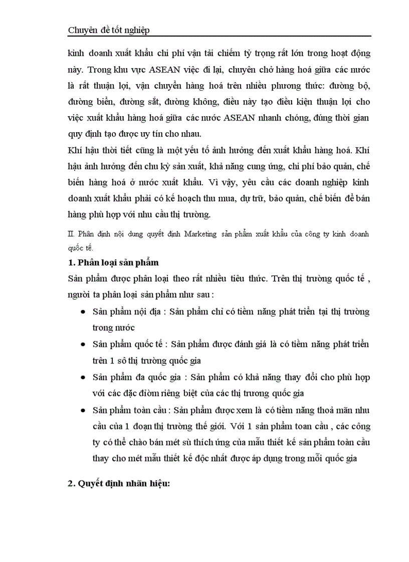 image for page Hoàn thiện quyết định Marketing sản phẩm nông sản xuất khẩu của công ty xuất nhập khẩu INTIMEX sang thị trường các nước ASEAN