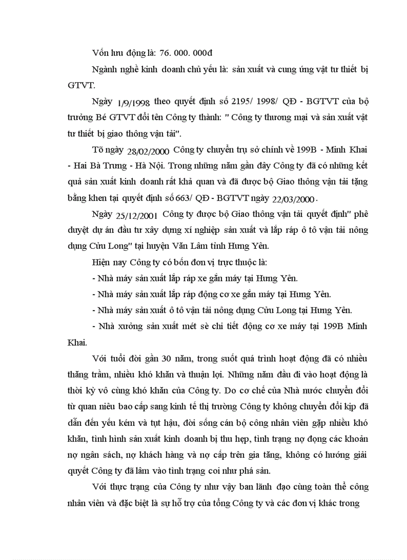 image for page Hoàn thiện kế toán thành phẩm, tiêu thụ thành phẩm và xác định kết quả tiêu thụ tại Công ty Thương mại và sản xuất vật tư thiết bị GTVT